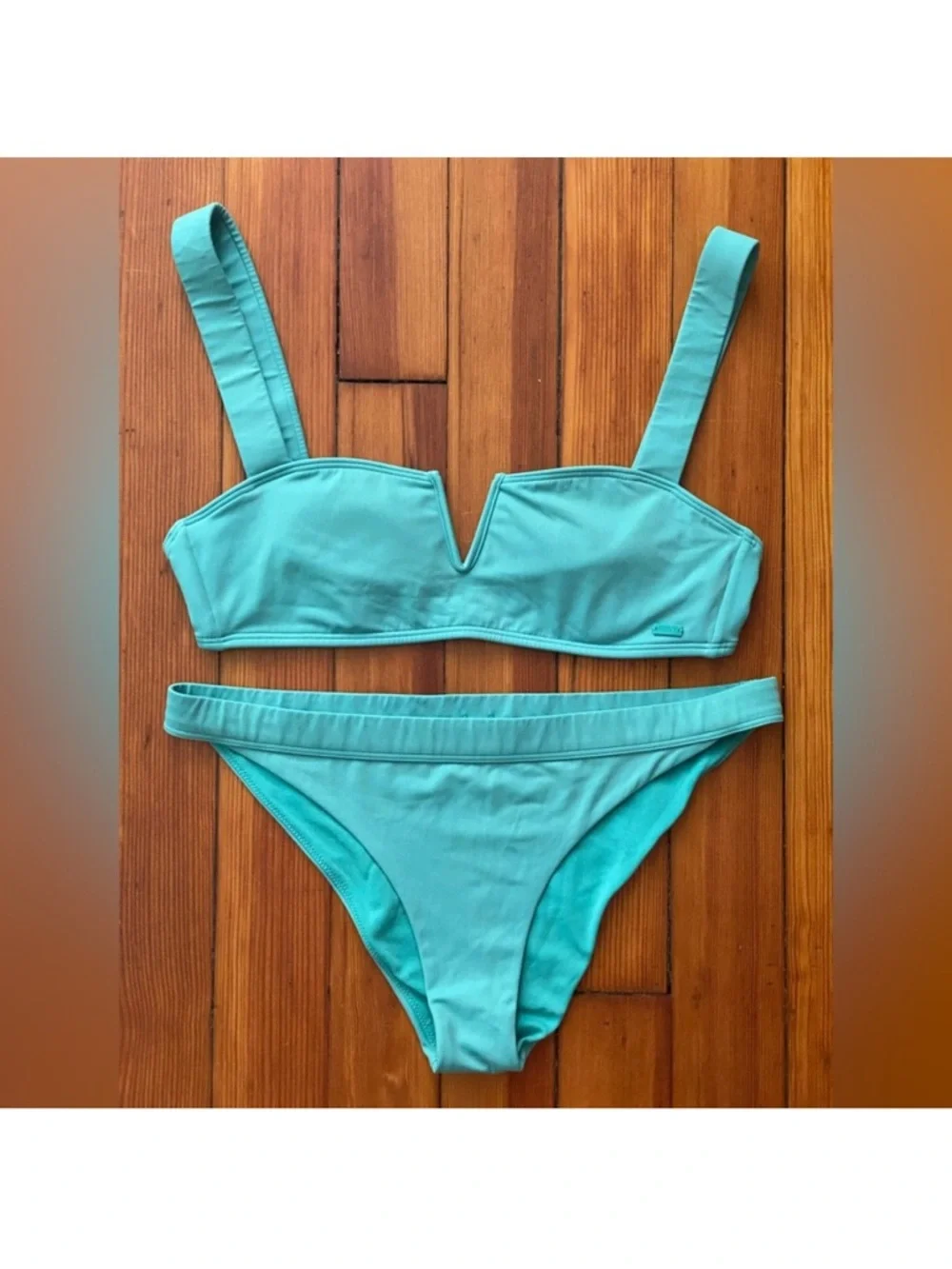 Roxy Turquoise Bikini set - Picture 2 of 5